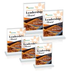 Lorenzo Full Color Fagan Rectangle Crystal Trophy - Crystal Trophies