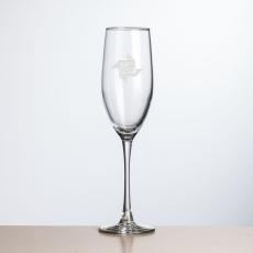 Barrera Flute - 8oz - Deep Etch - Champagne Glasses
