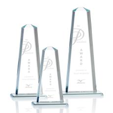 Driscoll Clear Towers Crystal Trophy - Crystal Trophies