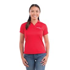 Women's MORENO TEXT MICRO SS POLO - Deboss - Polos