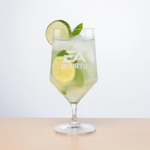 Custom Barware Glasses - Cocktail Glasses - Ledford Cocktail - Deep Etch