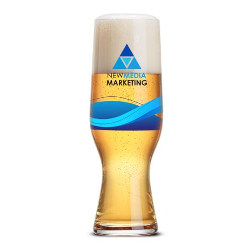 Custom Barware Glasses - Beer Glasses - Leipzig Beer Glass - Full Color