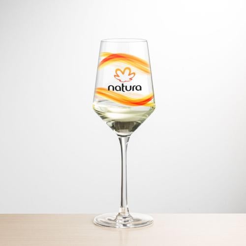 Custom Barware Glasses - Wine Glasses - Ledford Wine - Full Color