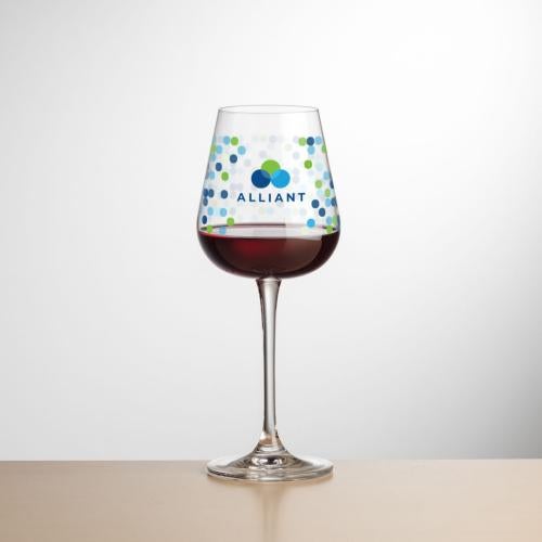 Custom Barware Glasses - Wine Glasses - Cooley Wine - Full Color