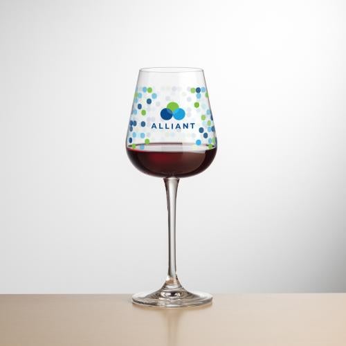 Custom Barware Glasses - Wine Glasses - Cooley Wine - Full Color