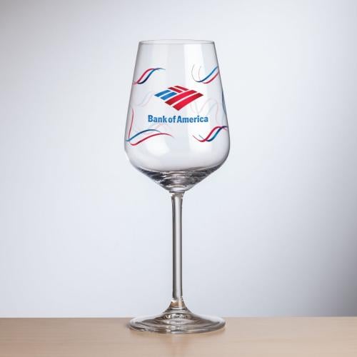 Custom Barware Glasses - Wine Glasses - Eaton Wine - Full Color