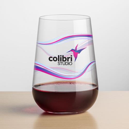 Custom Barware Glasses - Wine Glasses - Cooley Stemless Wine - Full Color