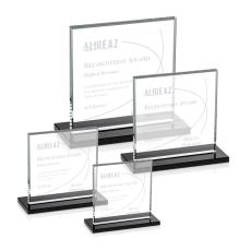 Bower Black Crystal Trophy - Crystal Trophies