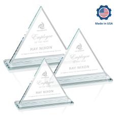Melton Pyramid Crystal Trophy - Crystal Trophies
