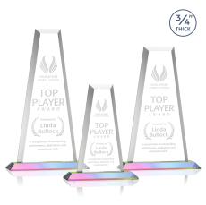 Barrios Tower Prismatic Towers Crystal Trophy - Crystal Trophies