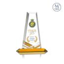 Barrios Full Color Amber Towers Crystal Trophy