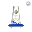 Barrios Full Color Blue Towers Crystal Trophy