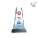 Barrios  Full Color on Helton Base Black Towers Crystal Trophy