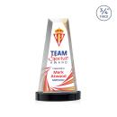 Barrios Full Color on Alberton Base Black Towers Crystal Trophy