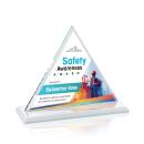 Melton Full Color Fagan Pyramid Crystal Trophy