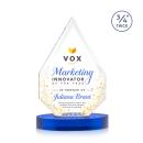 Archer Full Color on Alberton Base Blue Peaks Crystal Trophy