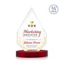 Archer Full Color on Alberton Base Red Peaks Crystal Trophy