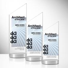 Islington Full Color Peaks Crystal Trophy - Custom Trophies