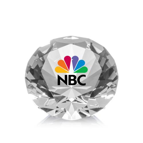 Awards and Plaques - Crystal Trophies - Diamond Full Color Diamond Crystal Trophy