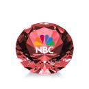Diamond Full Color Ruby Crystal Trophy