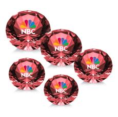 Diamond Full Color Ruby Crystal Trophy - Diamond Trophies