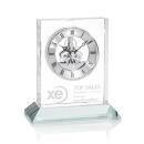 Ashland Clock on Base - Silver Dial