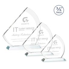 Yanez Clear Peaks Crystal Trophy - Crystal Trophies