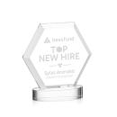 Santos on Alberton Base Clear Polygon Crystal Trophy