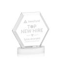 Santos on Alberton Base Fagan Polygon Crystal Trophy