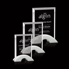 Richards Rectangle Crystal Trophy - Crystal Trophies