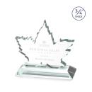 Sargent Leaf Starfire Unique Crystal Trophy