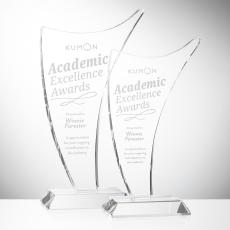 Dunham Peaks Crystal Trophy - Crystal Trophies