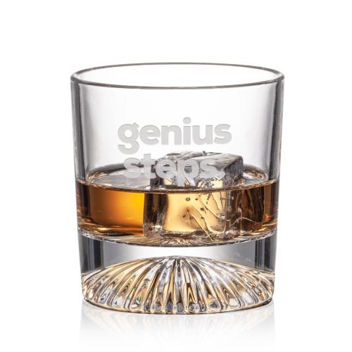 Custom Barware Glasses - Whisky Glasses - Thorpe OTR - Deep Etch