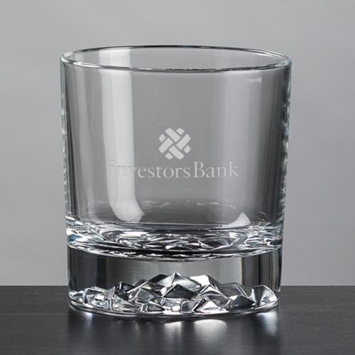 Custom Barware Glasses - Whisky Glasses - Guerra OTR - Deep Etch