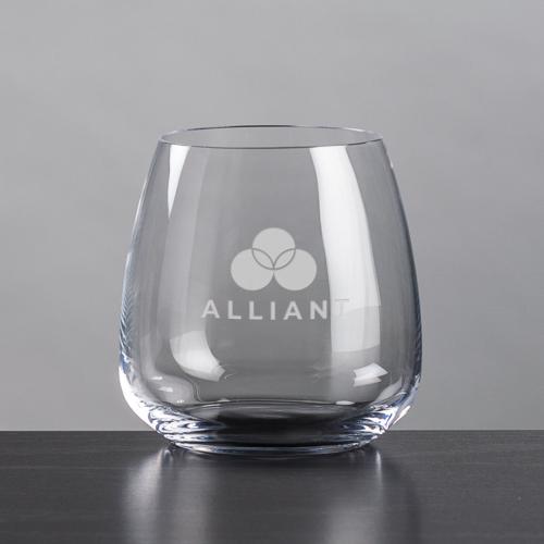 Custom Barware Glasses - Whisky Glasses - Holder OTR - Deep Etch