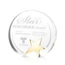 Meyers Star Circle Crystal Trophy