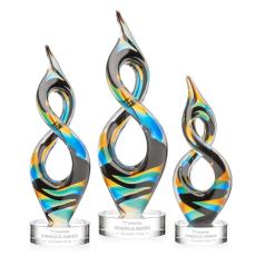 Cosenzo on Lockwood Base Clear Unique Glass Trophy - Employee Awards