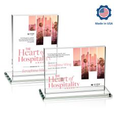 Roach Full Color Made in USA (Horiz) Rectangle Crystal Trophy - Custom Trophies