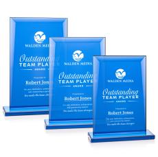 Martello Rectangle Crystal Trophy - Crystal Trophies