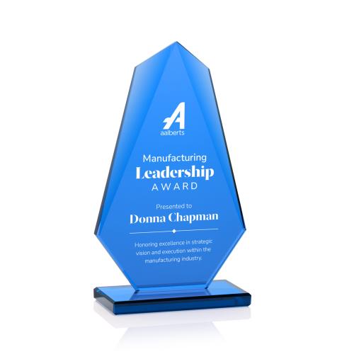 Awards and Plaques - Crystal Trophies - Winstead Peaks Crystal Trophy