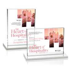 Roach Full Color Fagan (Horiz) Rectangle Crystal Trophy - Crystal Trophies