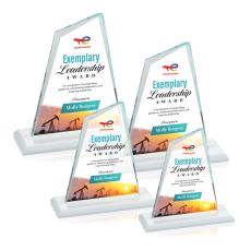 Summit Full Color Fagan Peaks Crystal Trophy - Crystal Trophies