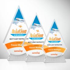 Wroxton Full Color Crystal Trophy - Custom Trophies