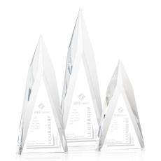 Sheets Spire Pyramid Crystal Trophy - Crystal Trophies