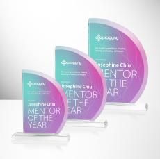 Sands Full Color Unique Crystal Trophy - Crystal Trophies