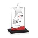 Horton Chrome Star Full Color Black Towers Crystal Trophy