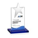 Horton Chrome Star Full Color Blue Towers Crystal Trophy