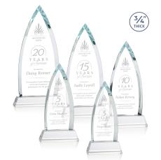 Valdes on Helton Clear Peaks Crystal Trophy - Crystal Trophies