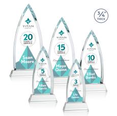 Valdes Full Color on Helton  Clear Peaks Crystal Trophy - Crystal Trophies