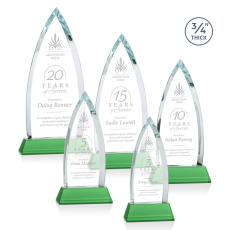 Valdes on Helton Green Peaks Crystal Trophy - Crystal Trophies